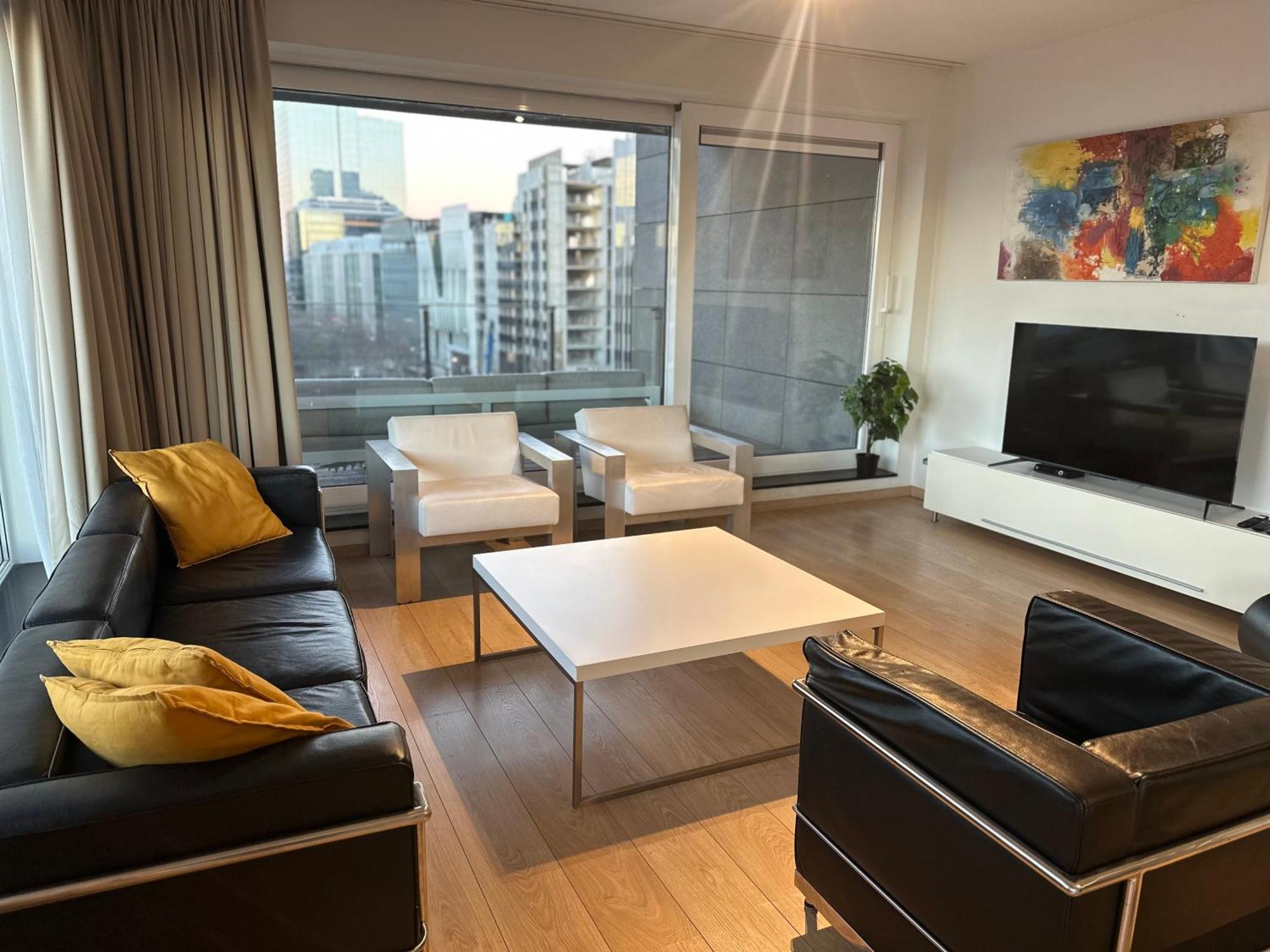 Apartment With Stunning View In City Center Bruselas Exterior foto
