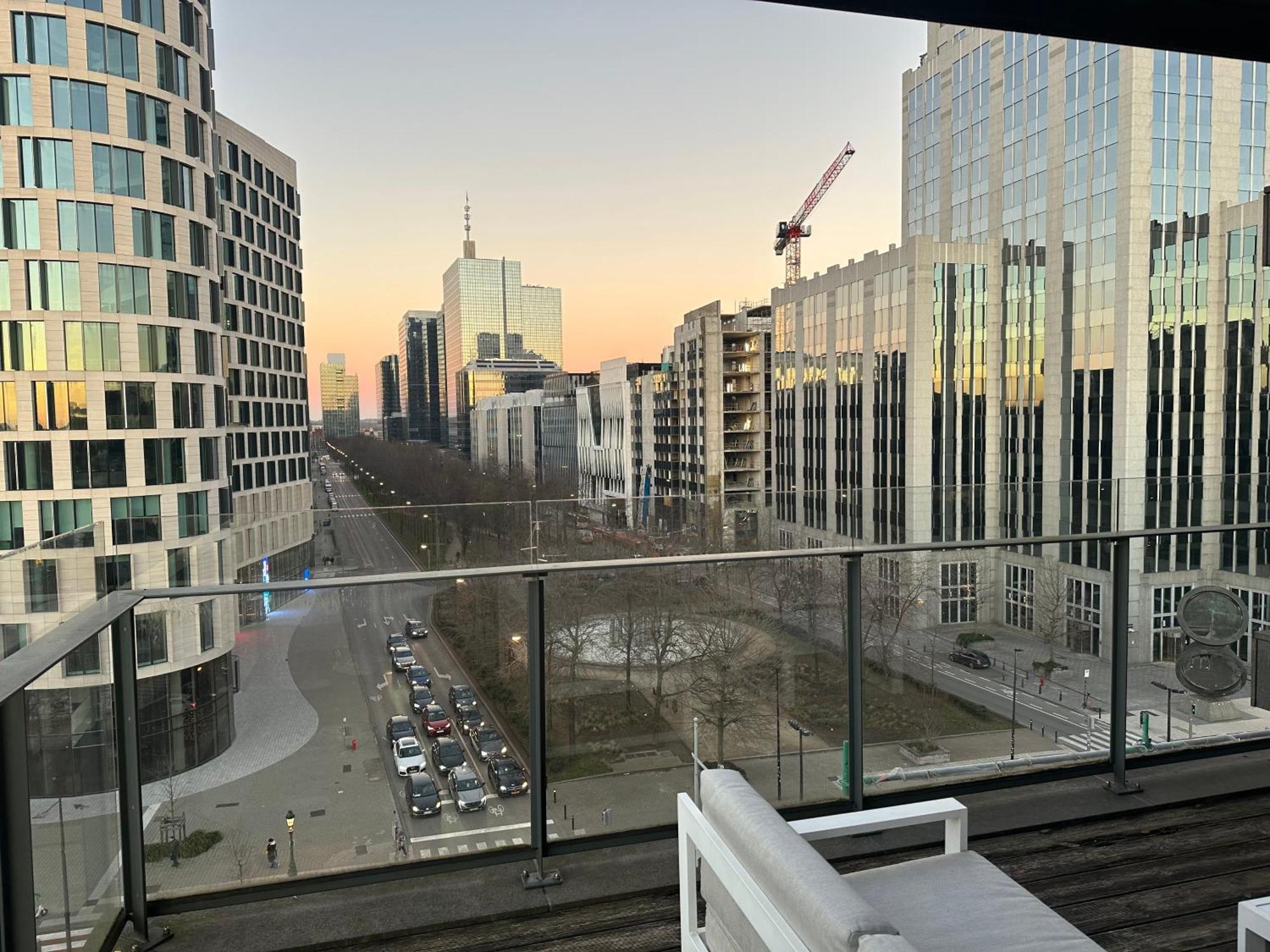 Apartment With Stunning View In City Center Bruselas Exterior foto